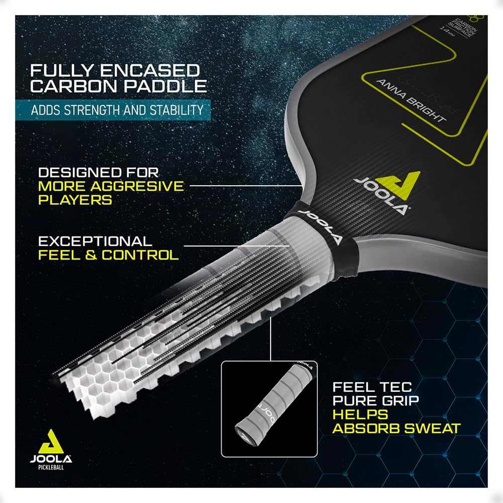 JOOLA Anna Bright Scorpeus CFS 14 Pickleball Paddle - Image 6