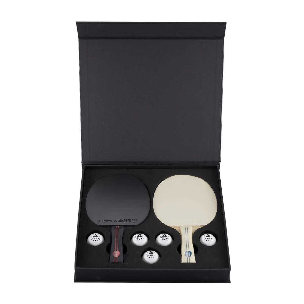 JOOLA Blizzard Blackout Table Tennis Rackets & Balls Set - Image 6
