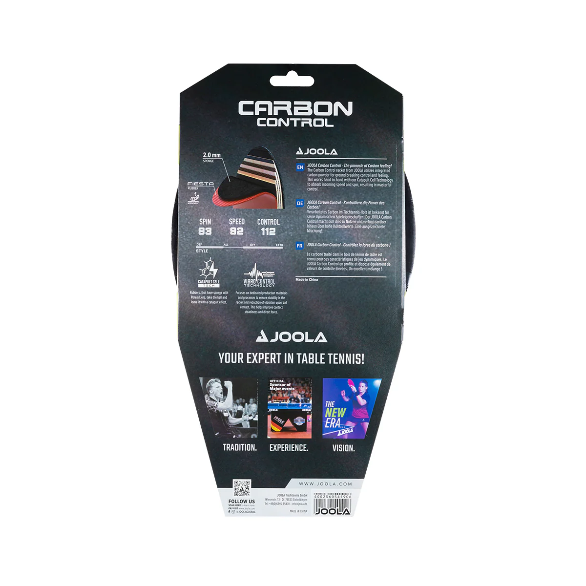JOOLA Carbon Control Table Tennis Racket - Image 14