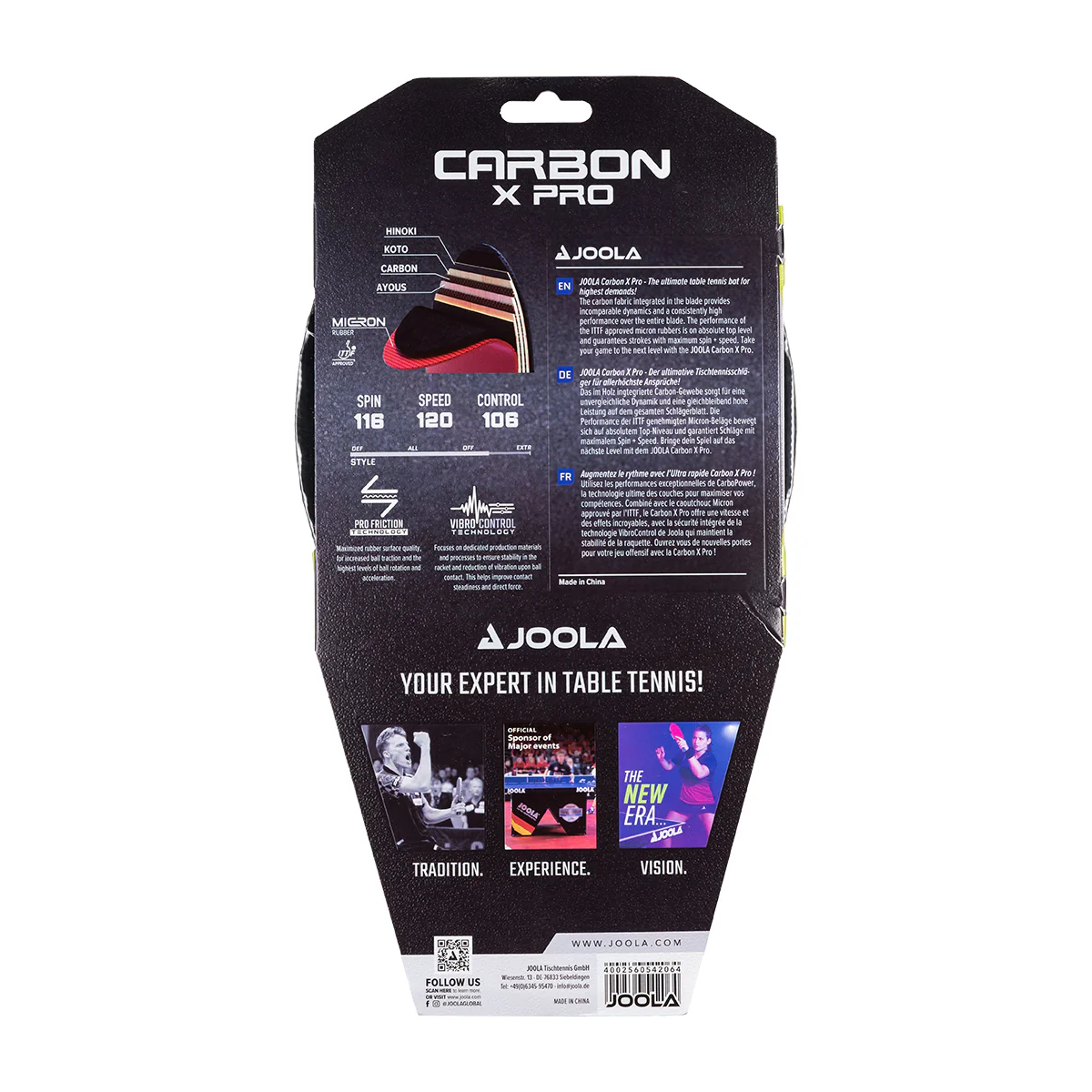 JOOLA Carbon X Table Tennis Racket - Image 13