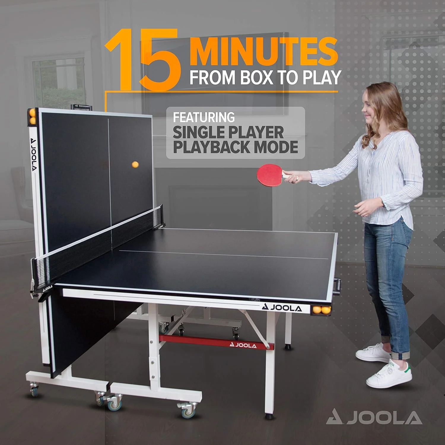 JOOLA Rapid Play 180 Table Tennis Table (18mm) - Image 7