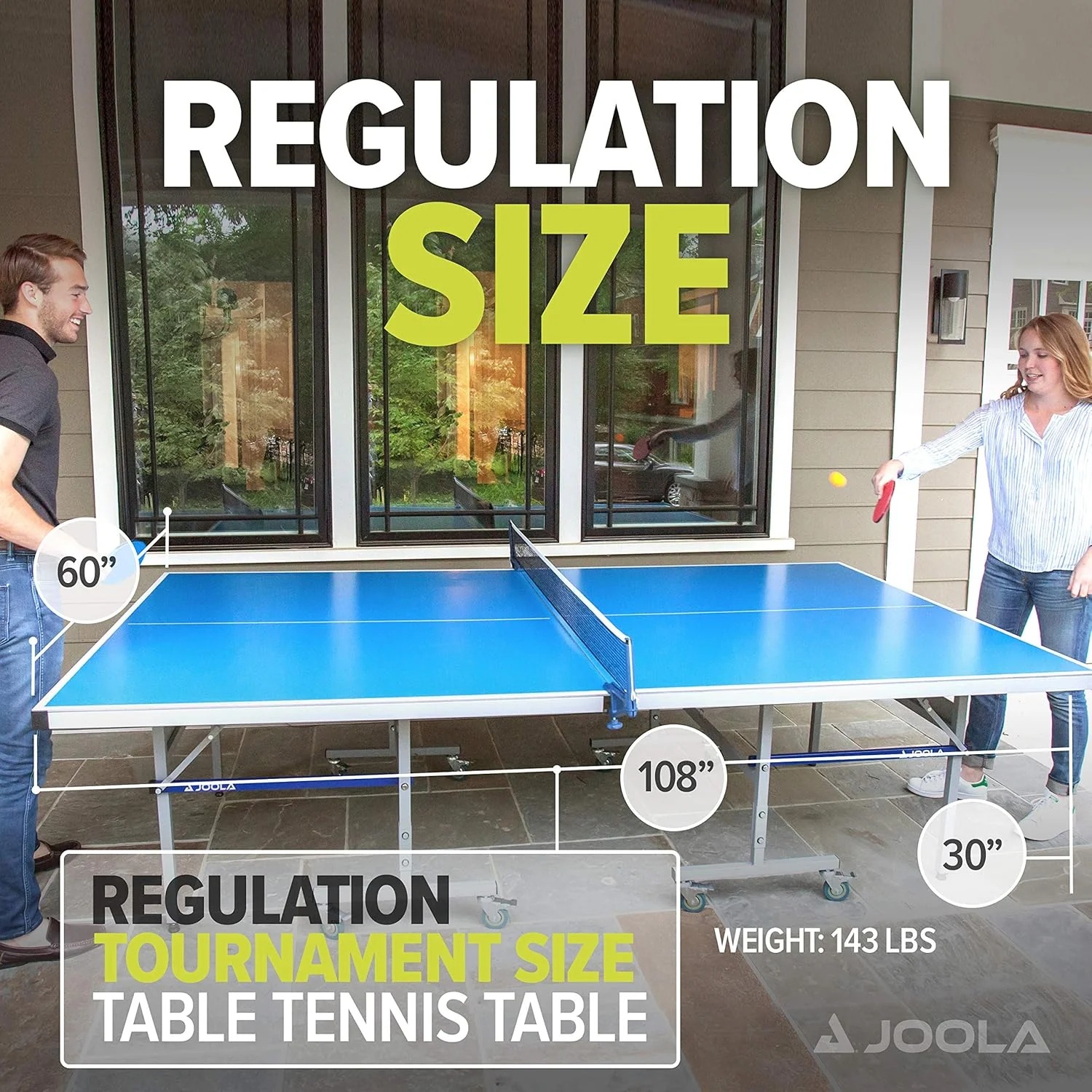 JOOLA Rapid Play Outdoor Table Tennis Table - Image 3