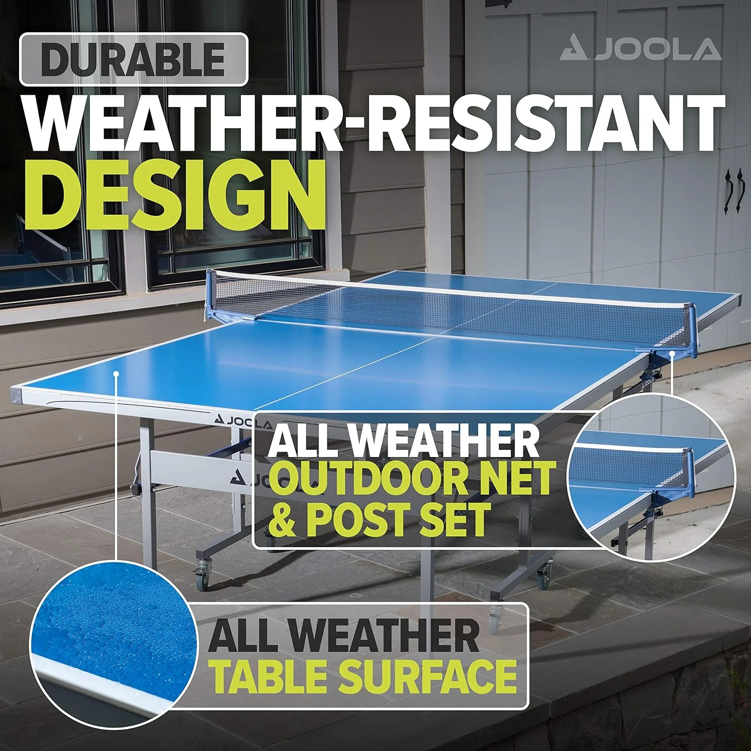 JOOLA Rapid Play Outdoor Table Tennis Table - Image 4