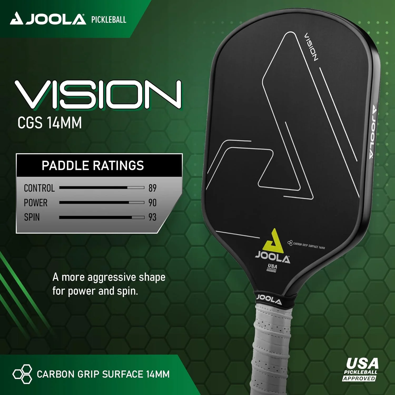 JOOLA Vision CGS 14 Pickleball Paddle - Image 4